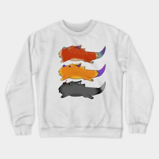 Los Pufos Stacked :: Imaginary Creatures Crewneck Sweatshirt